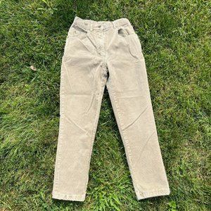 khaki corduroy pants
